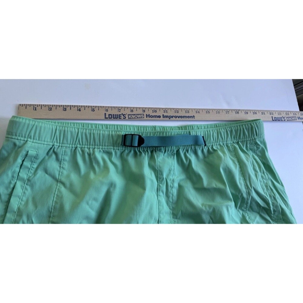 The North Face Hybrid Hiking Shorts Quick Dry Activewear Belted Green XXL - Picture 2 of 8